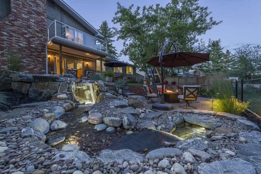 Water Feature Landscape Design | Oasis Landscaping